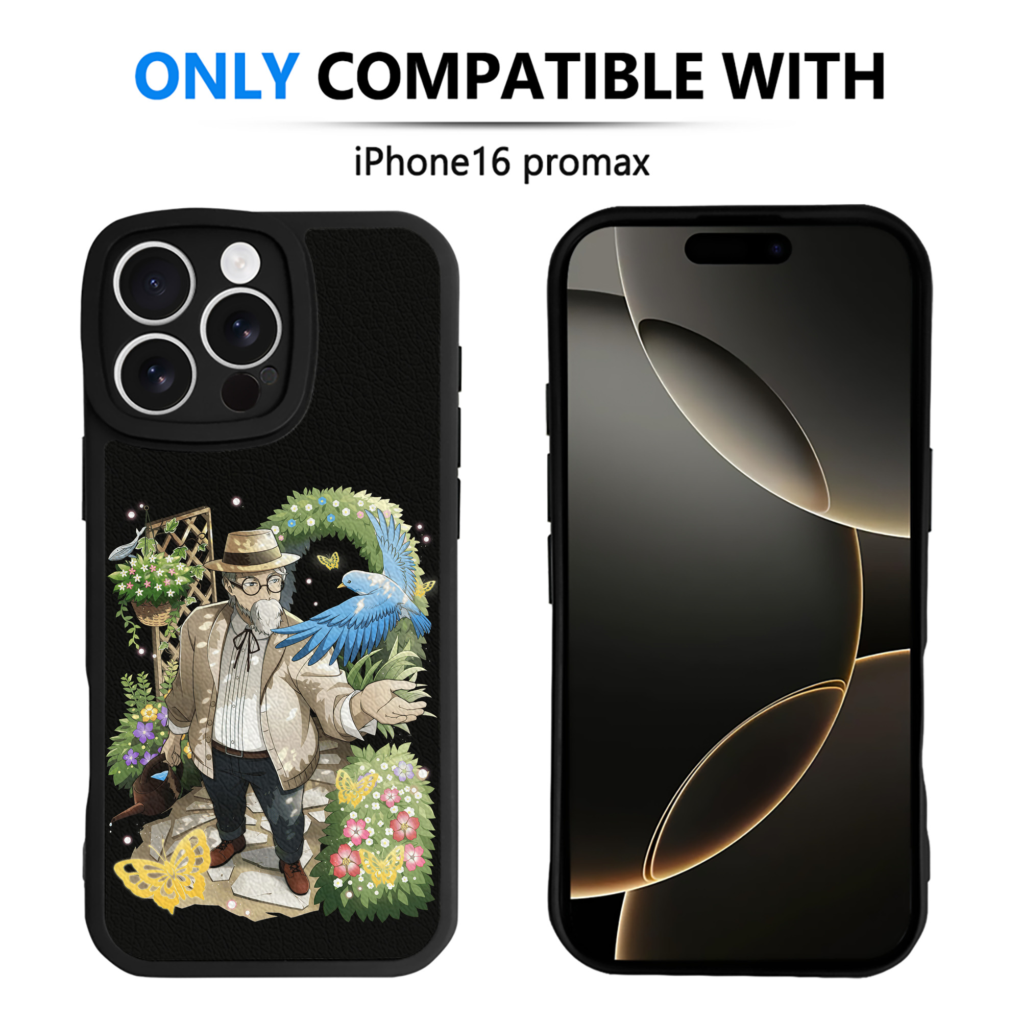 （画像用） 文豪ストレイドッグス Bungo Stray Dogs 【iPhone 16シリーズ対応】シリコンスマホケース（レザー調） 材質：シリコン